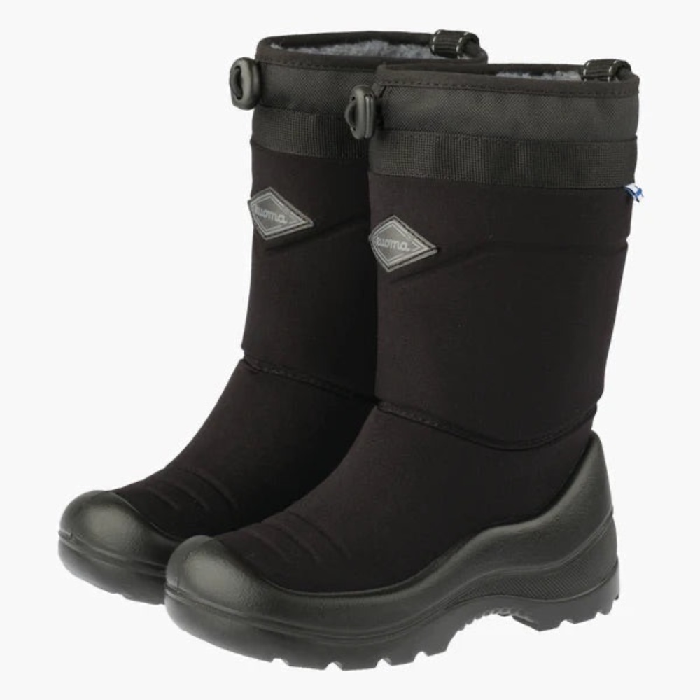 Kuoma Snowlock Winter Boots Black Toddler Size 25 Warm Outdoors Adventure Snow